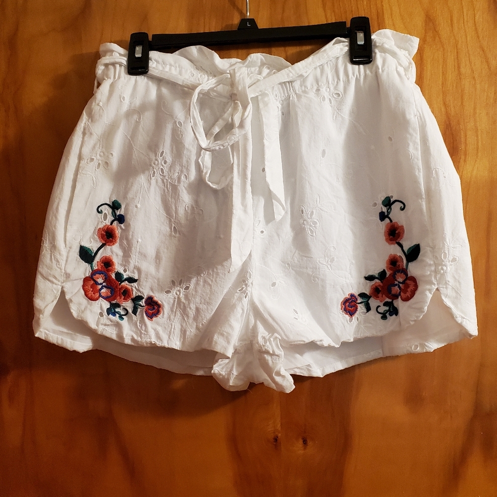 White shorts